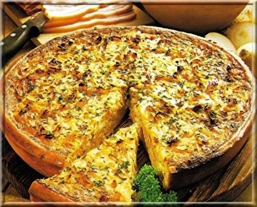 Quiche aux Oignons et Lard