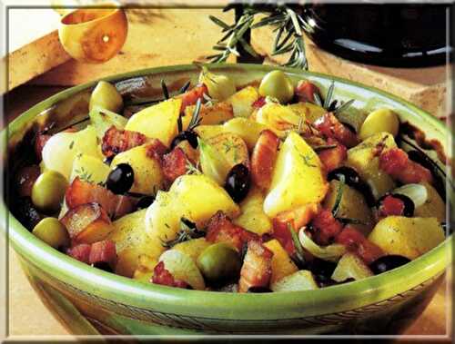 Ragoût de Pommes de Terre aux Deux Olives