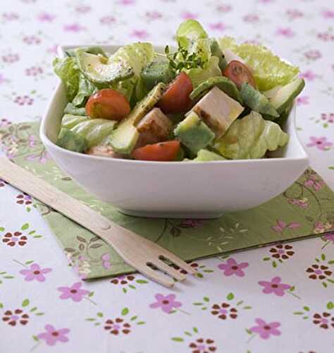 Salade au Poulet et Cheddar Vert à la Sauge