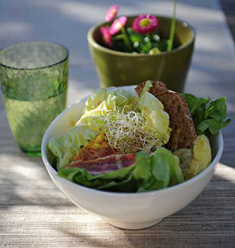 Salade César aux Rougets