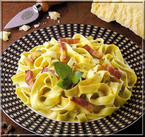 Tagliatelles à la Carbonara