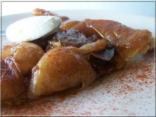 Tarte Tatin aux Échalotes Confites