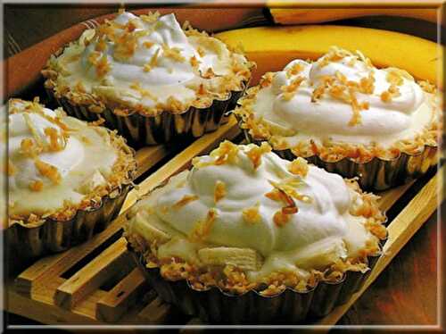 Tartelettes à la Banane et Noix de Coco