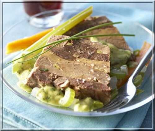 Terrine de Langue de Bœuf au Foie Gras