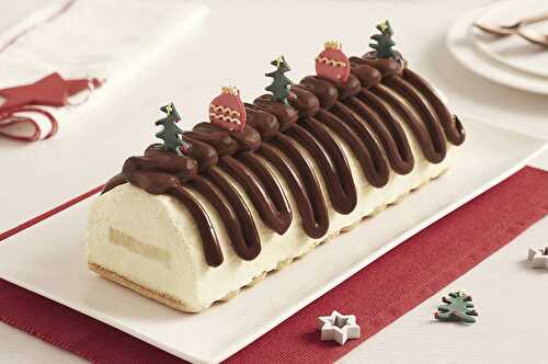 Bûche de Noël pomme vanille et Nutella®