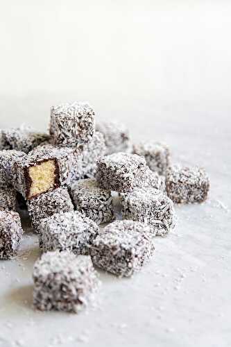 Lamingtons chocolat-coco