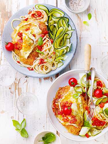 Escalopes « Parmigiana » au Chaource