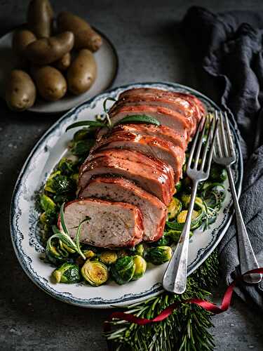 Filet de dinde rôti au Jambon de Parme