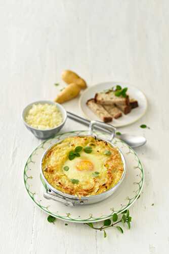 Gratin de Ratte du Touquet à l’œuf