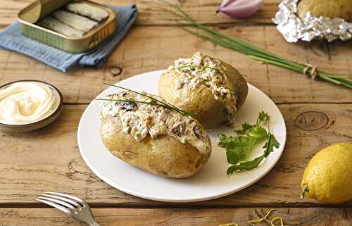 Pommes de terre farcies aux sardines