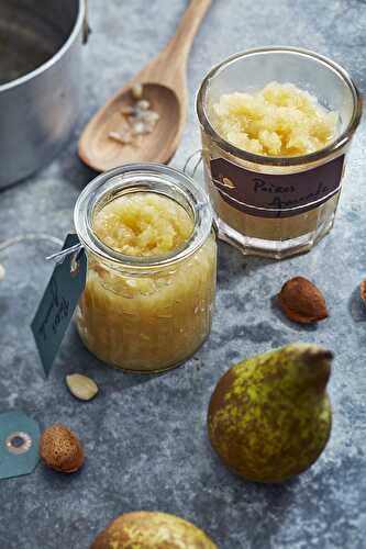 Confiture de poires aux amandes