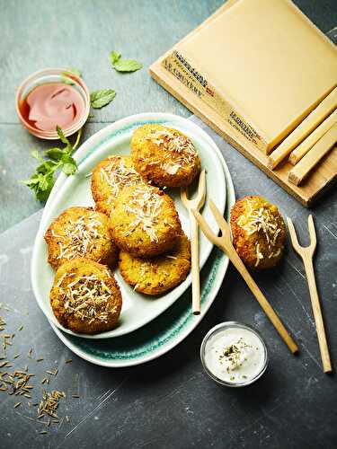 Beignets Indiens aux pois chiches et au Gruyère AOP Suisse