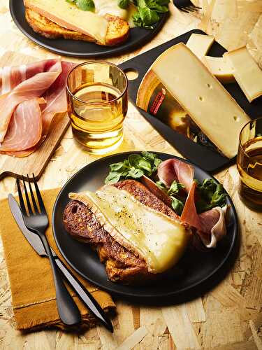 Brioche perdue au Raclette du Valais AOP et au jambon cru