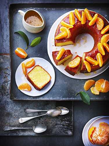 Gâteau moelleux à la clémentine