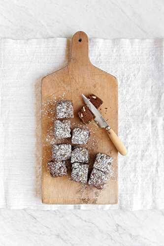 Brownies au chocolat et haricots rouge