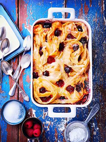 Crousti-fondant aux fruits rouges