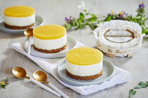 Cheesecake mangue et Tentation de Saint-Félicien