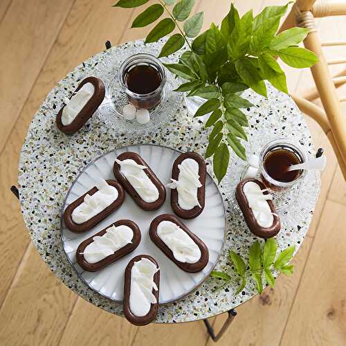 Savarin au chocolat à la crème de coco