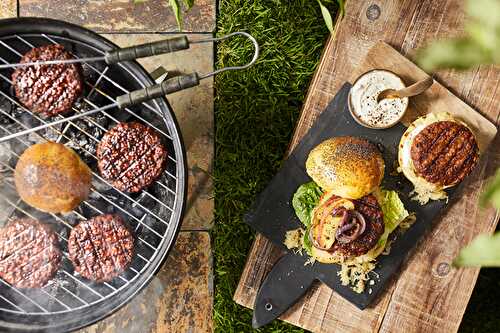 Burger végétal au BBQ