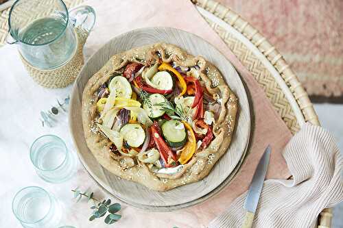 Tarte rustique végétarienne