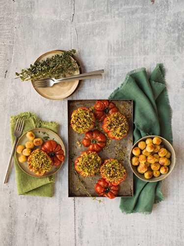 Tomates à la provençale et ses Gnocchi à Poêler Tradition Giovanni Rana