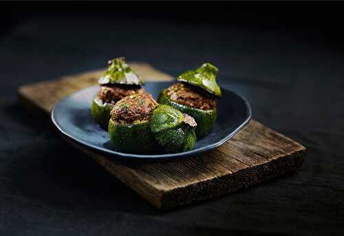 Courgettes farcies végétariennes