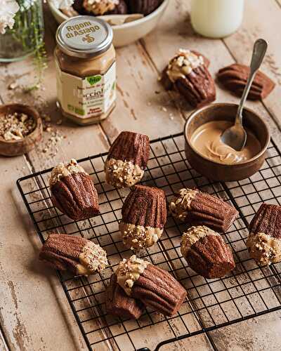 Madeleines choco-noisette à la Nocciolata Bianca