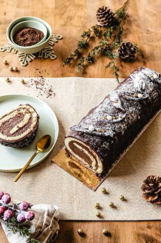 Bûche de Noël chocolat et chicorée Leroux