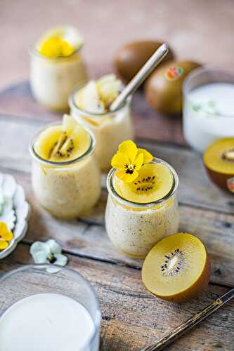 Mousse de kiwi vanille