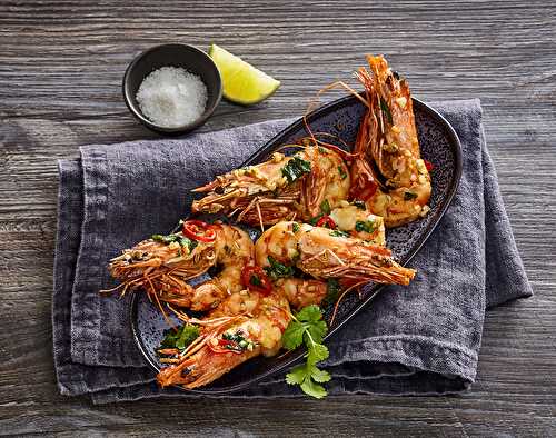 Gambas flambées