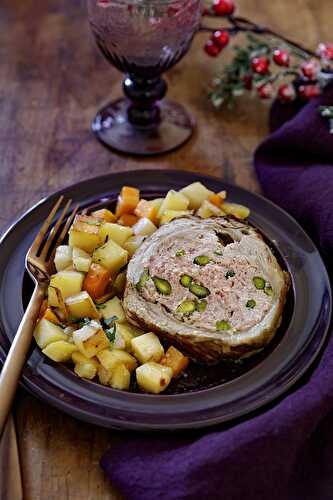 Roulé de veau aux pistaches