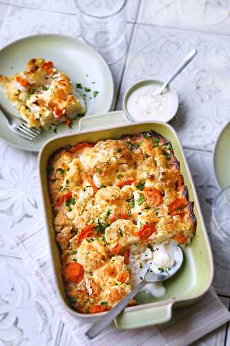 Gratin chou-fleur et carotte