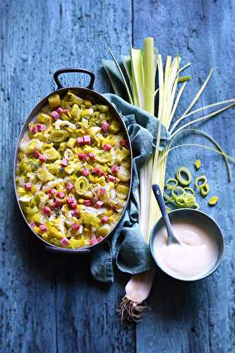 Tartiflette « light » à la Cancoillotte