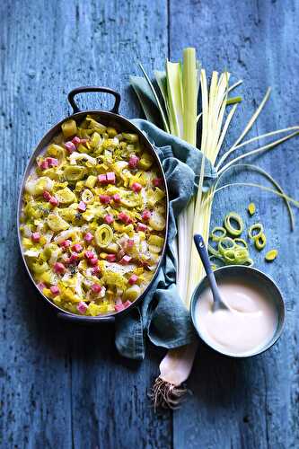 Tartiflette « light » à la Cancoillotte