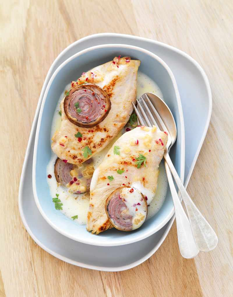 Filet de poulet rôti au cidre