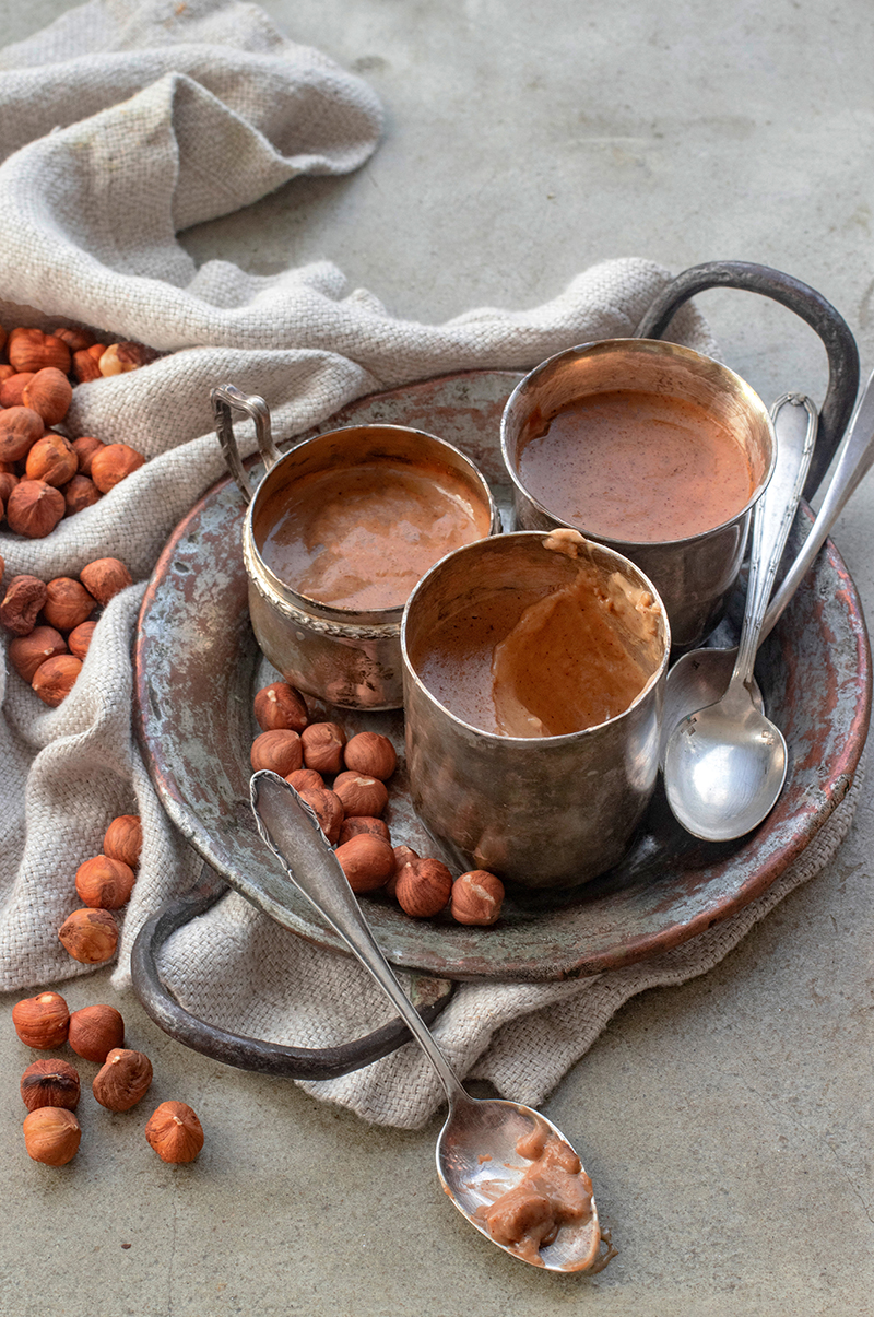 Panna cotta noisette et cardamome