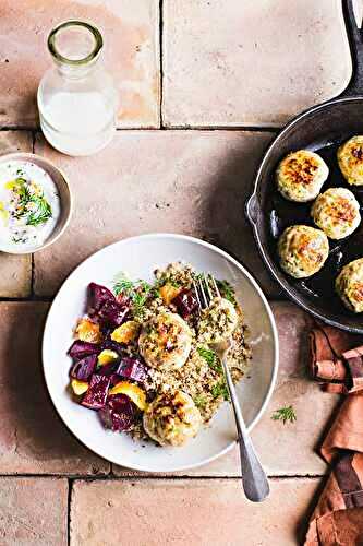 Boulettes moelleuses volaille courgette