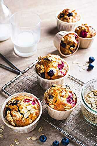 Muffins aux flocons d’avoine