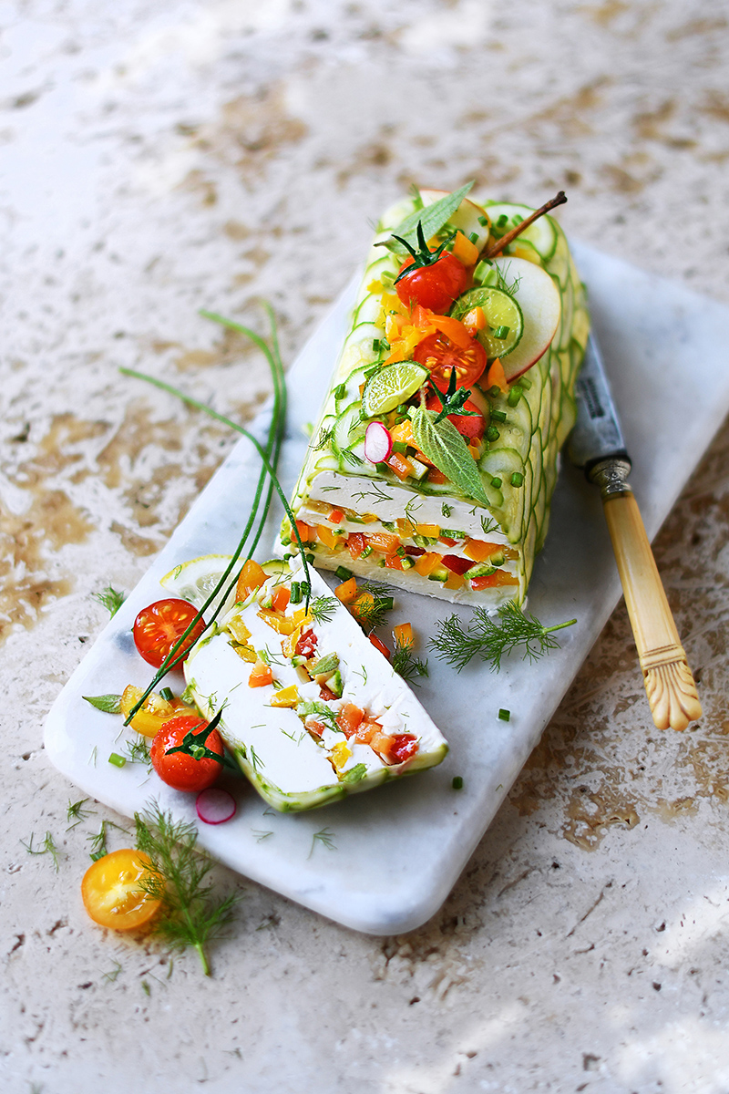 Terrine de saumon et fromage frais