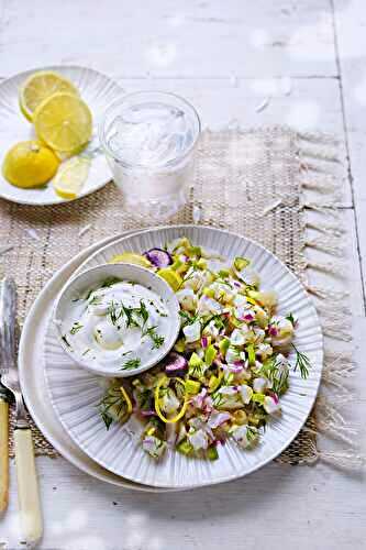 Tartare de daurade & chantilly à l’aneth