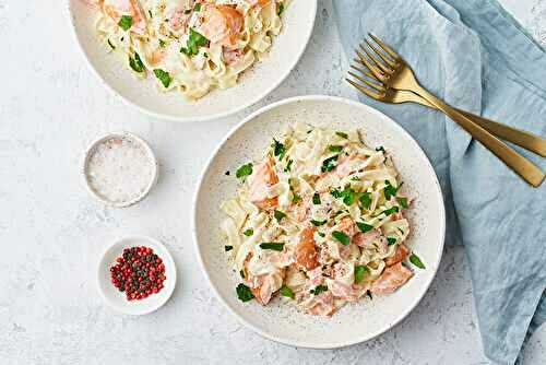 Tagliatelles au saumon