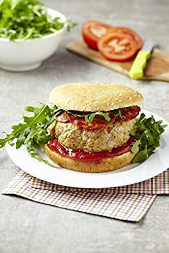 Burgers de veau au chorizo et à la roquette