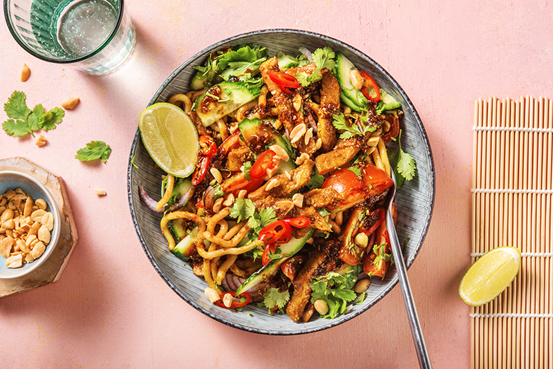 Salade thaï aux émincés végétariens