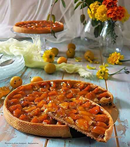 Tarte aux mirabelles et poudre d’amandes