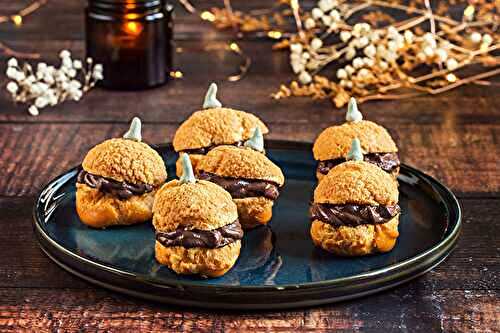 Choux à la mousse au chocolat (Chou’trouille d’Halloween)