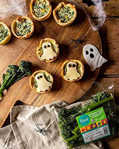 Mini-quiches aux brocolis Bimi®