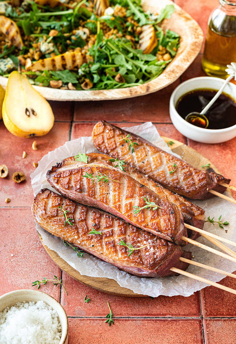 Brochette de Magret à la plancha