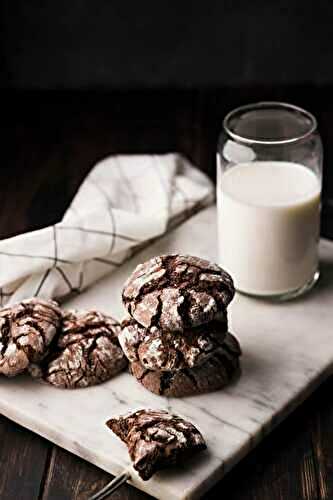 Biscuits au chocolat noir