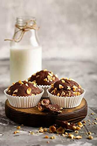 Muffins chocolat et noisettes