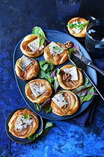 Tartelettes poire à la fourme d’Ambert